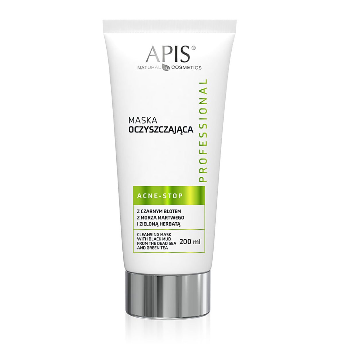 Reinigende Akne-Maske mit schwarzem Schlamm aus dem Toten Meer, 200 ml