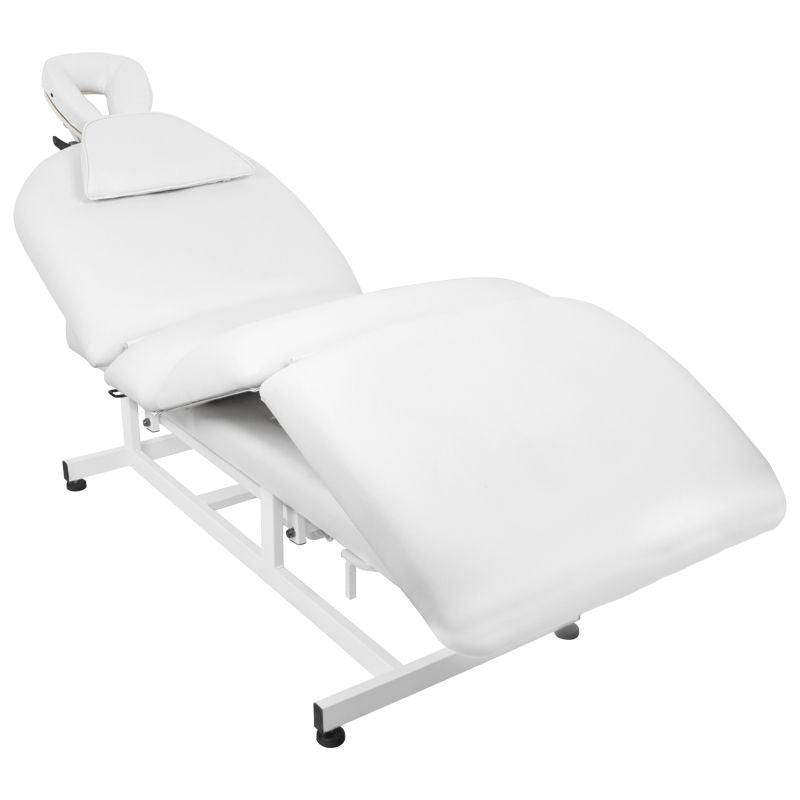 Massageliege, elektrisch, 1 Motor, weiß