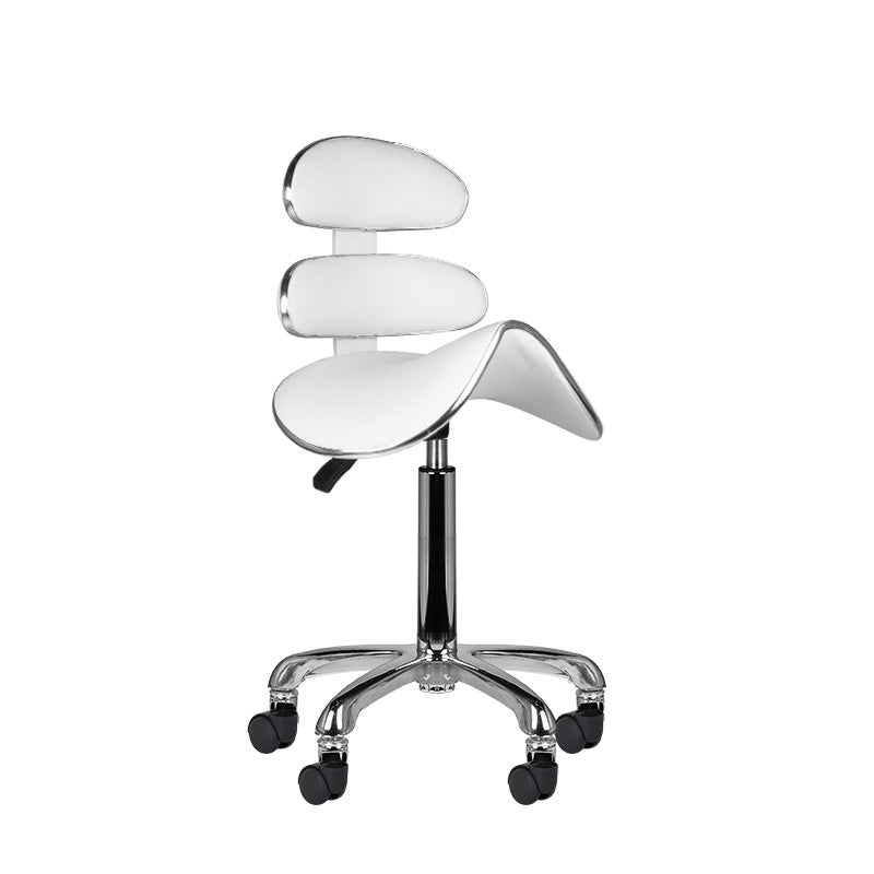 Kosmetik-Hocker AM-880 weiß