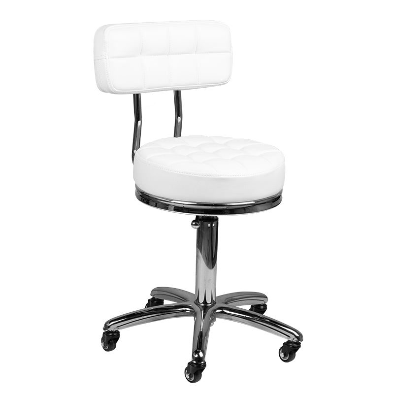 Kosmetik-Hocker AM-877, weiß