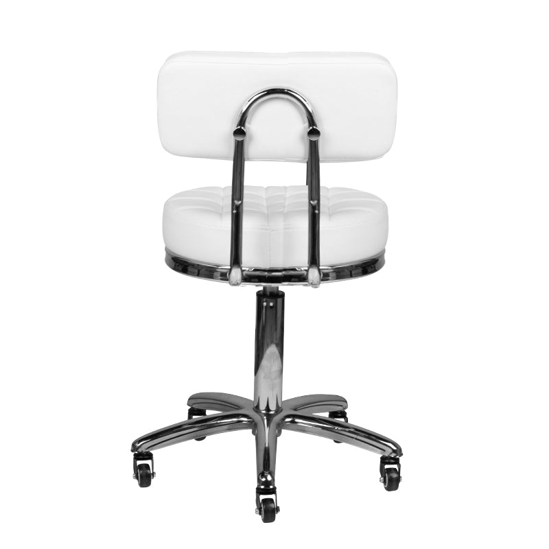 Kosmetik-Hocker AM-877, weiß