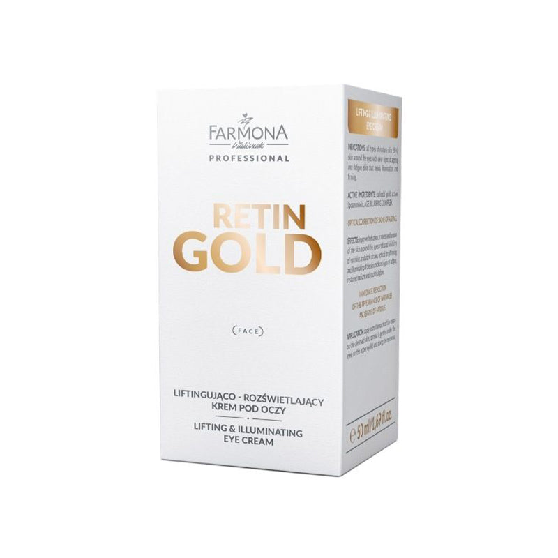 Augencreme mit Retinol und kolloidalem Gold, 50 ml