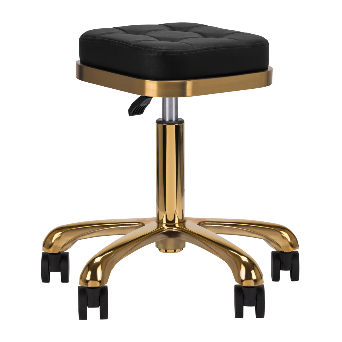 Kosmetik-Hocker M-1645 Gold-Schwarz