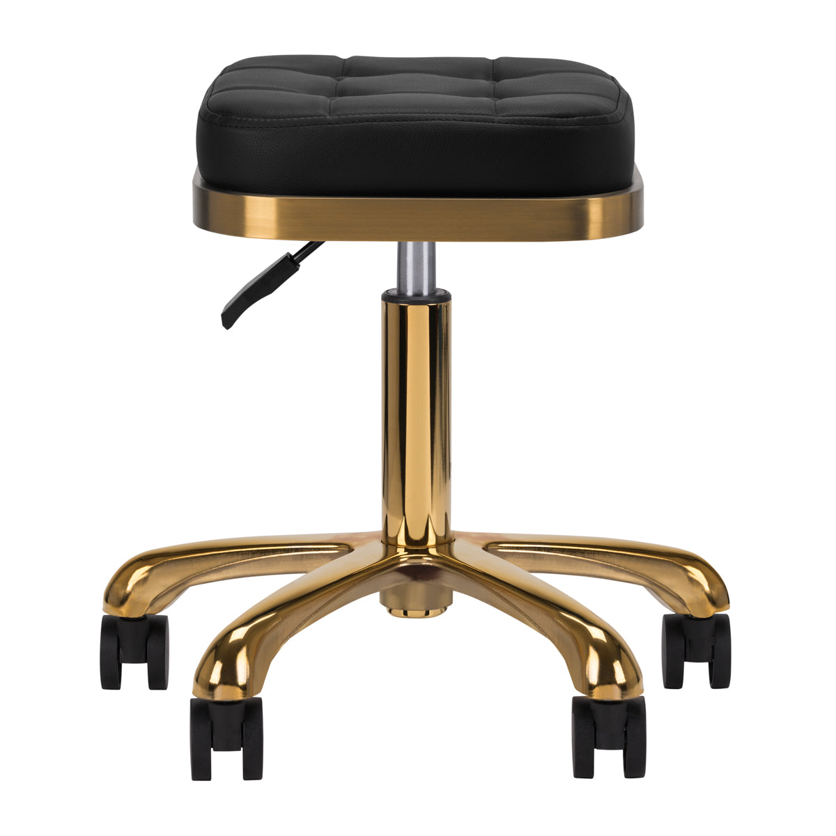 Kosmetik-Hocker M-1645 Gold-Schwarz