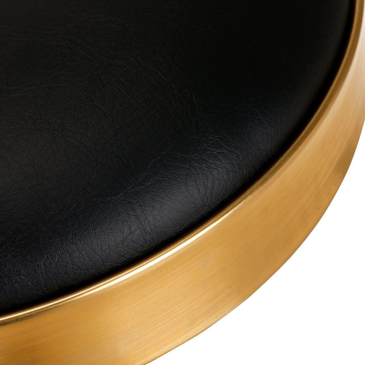 Kosmetik-Hocker Gold/Schwarz