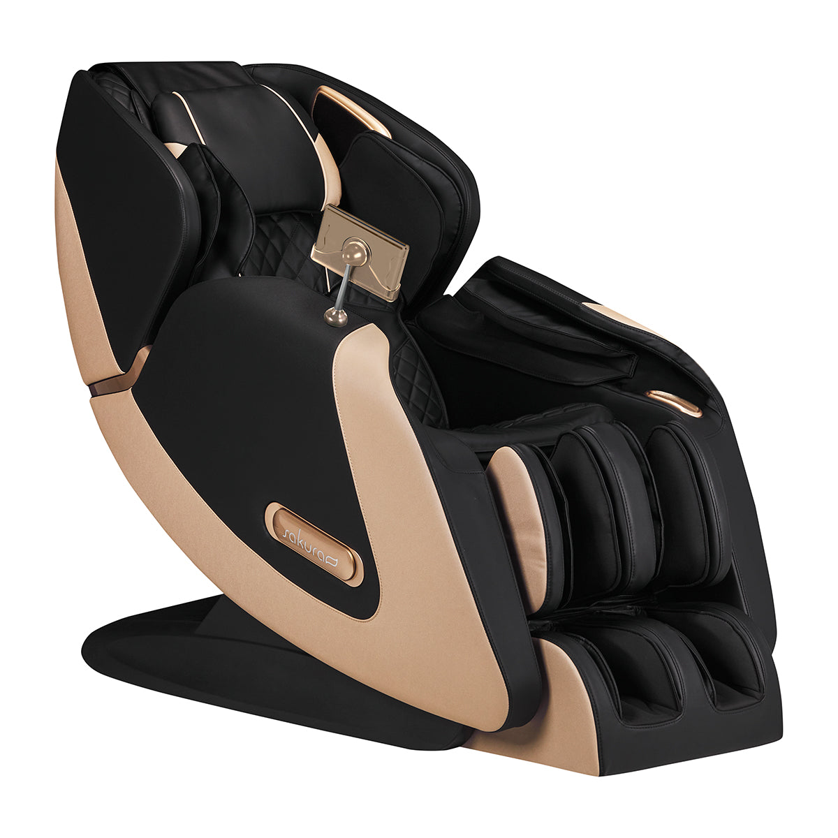 Massagesessel 808, schwarz-beige