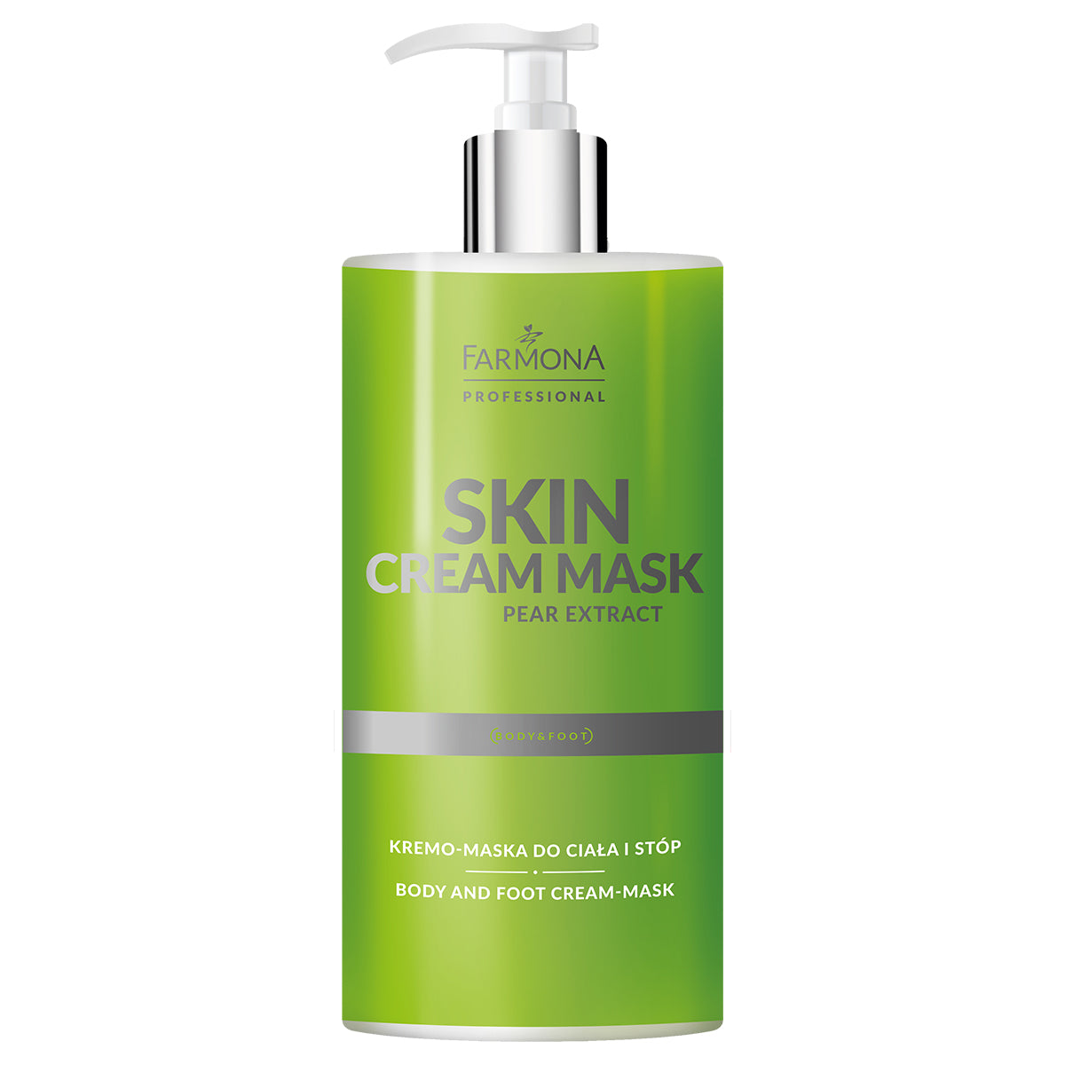 Hautcreme-Maske mit Birnenextrakt, für Körper und Füße, 500 ml