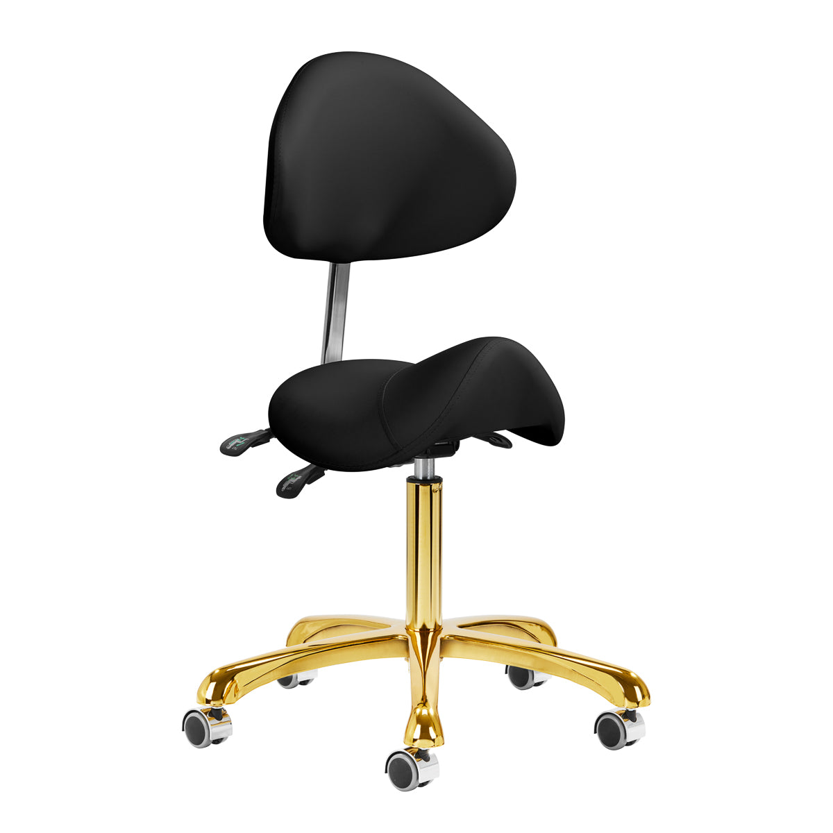 Kosmetikhocker 1004 – Gold/Schwarz