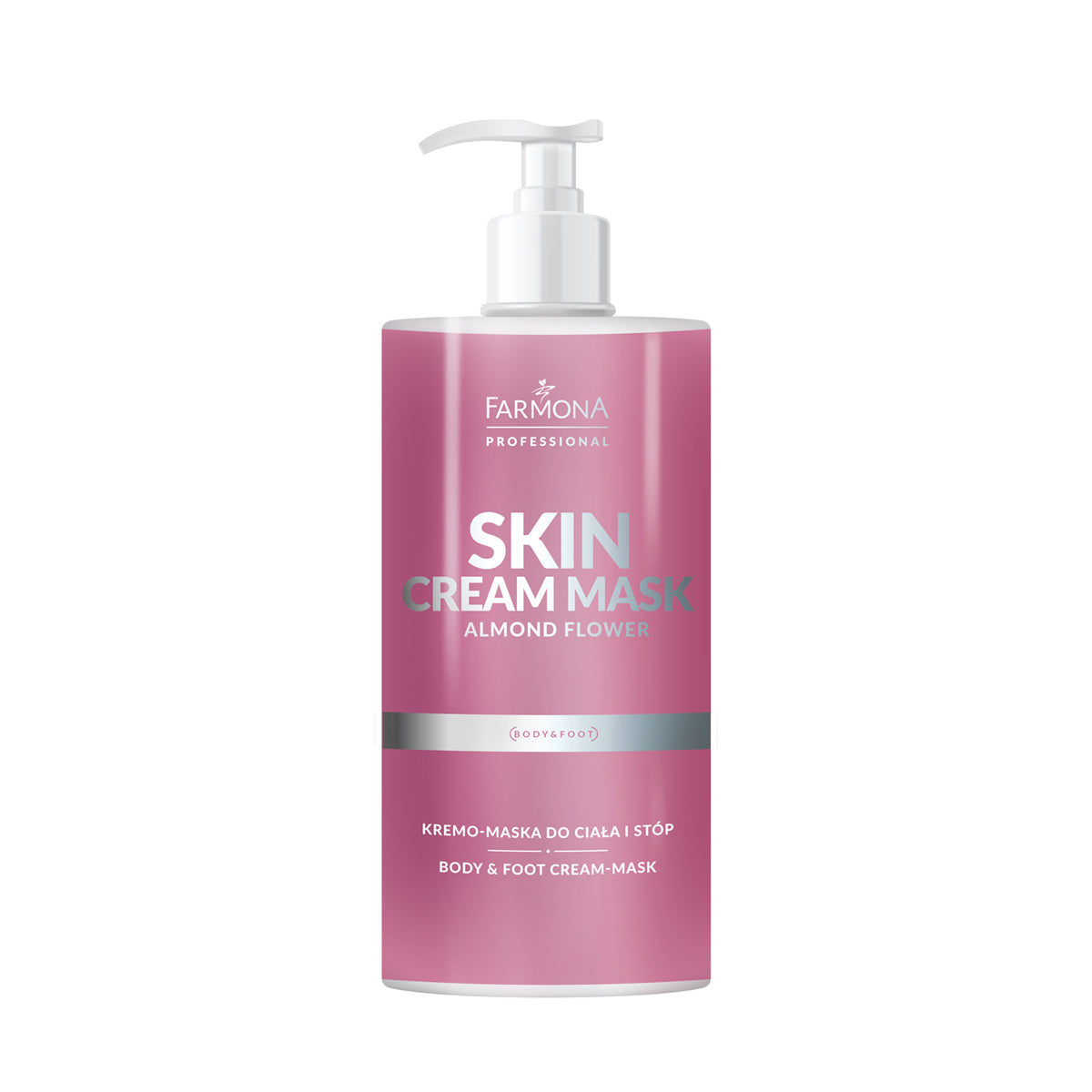 Krememaske für Körper und Füße mit Mandelblüten, 500 ml