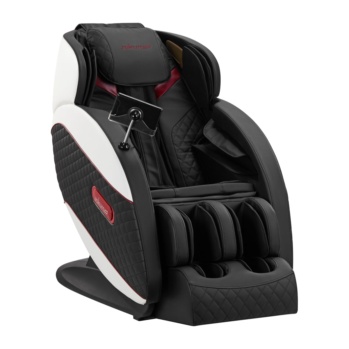 Massagesessel Standard 801, Schwarz-Rot