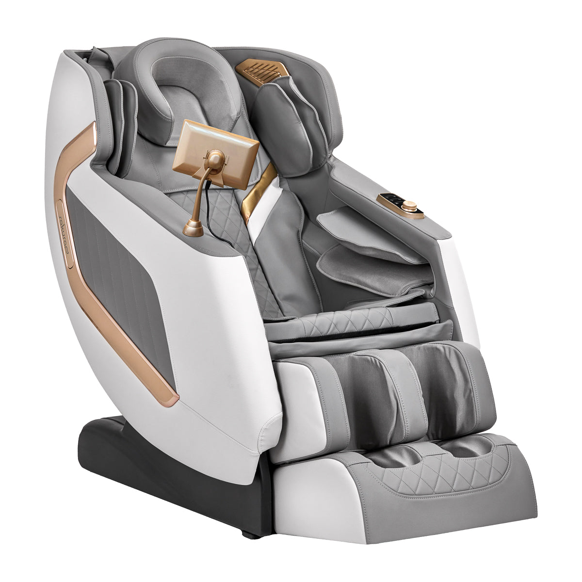 Massagesessel Classic 306 Weiß-Grau