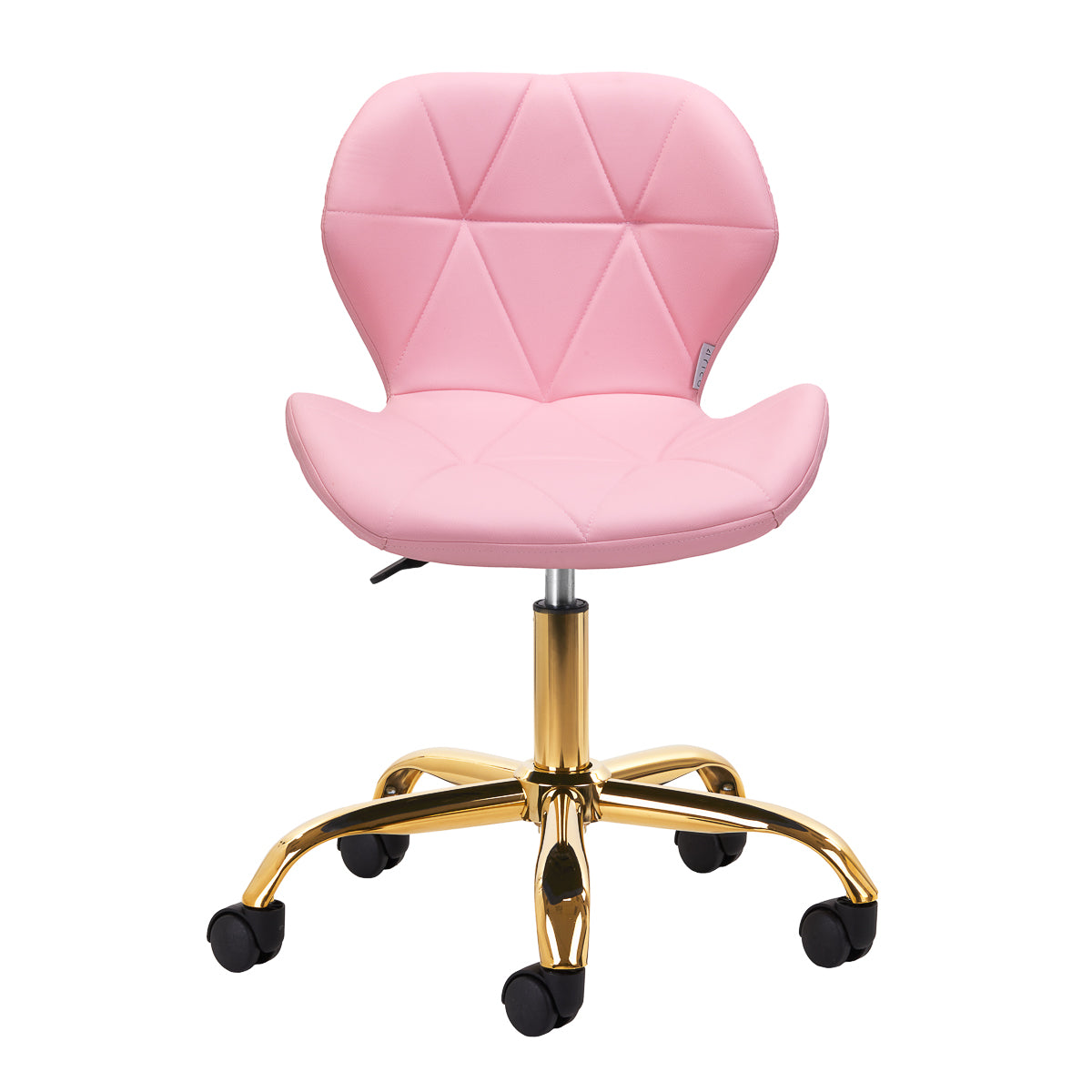 Kosmetikhocker QS-06G Gold/Rosa