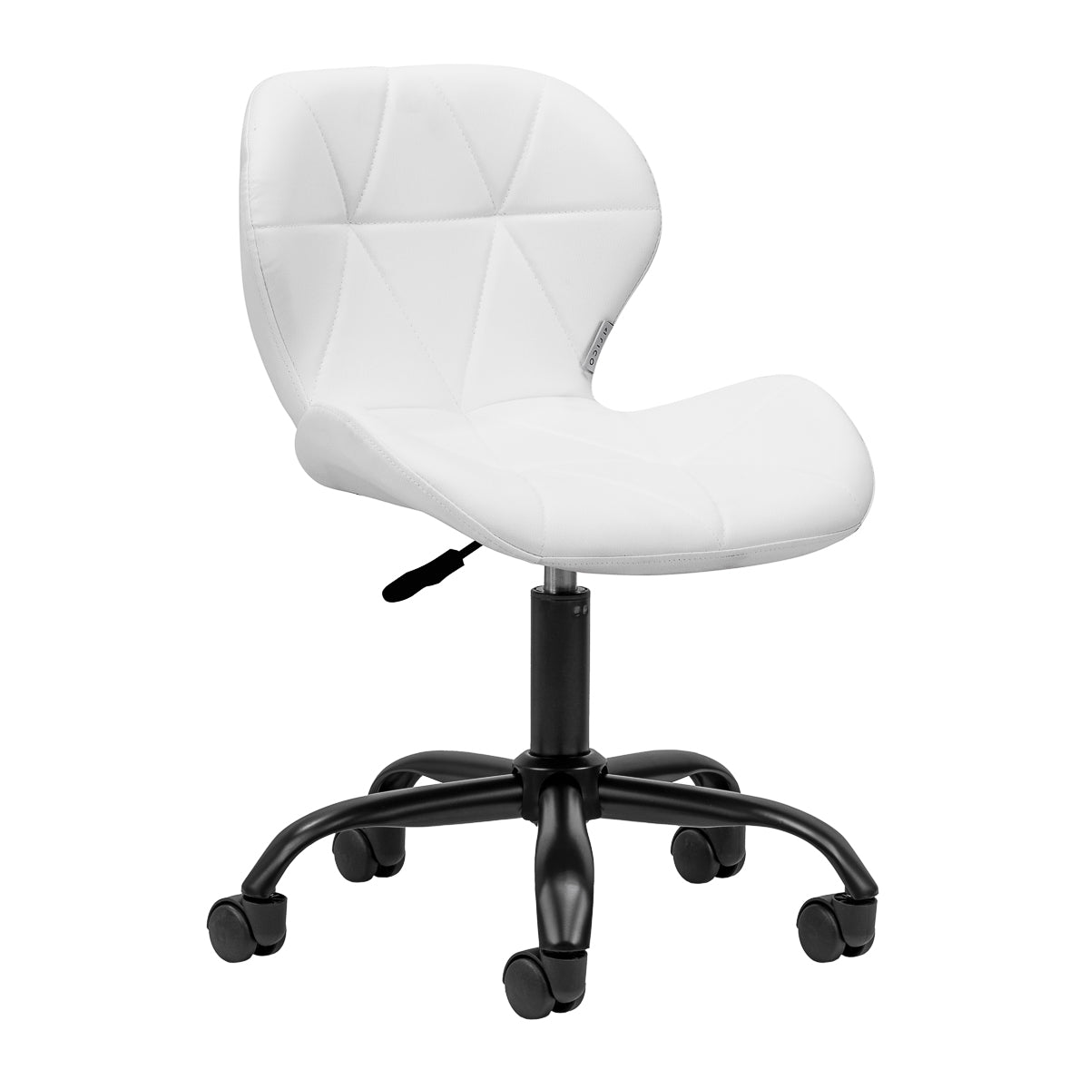 Kosmetik-Hocker QS-06B Schwarz-Weiß