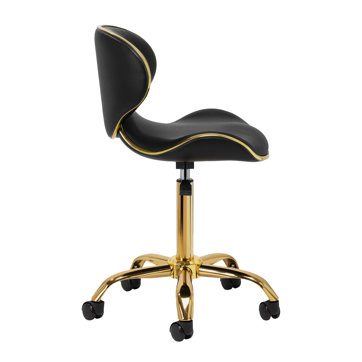 Kosmetik-Hocker Q-4599G schwarz