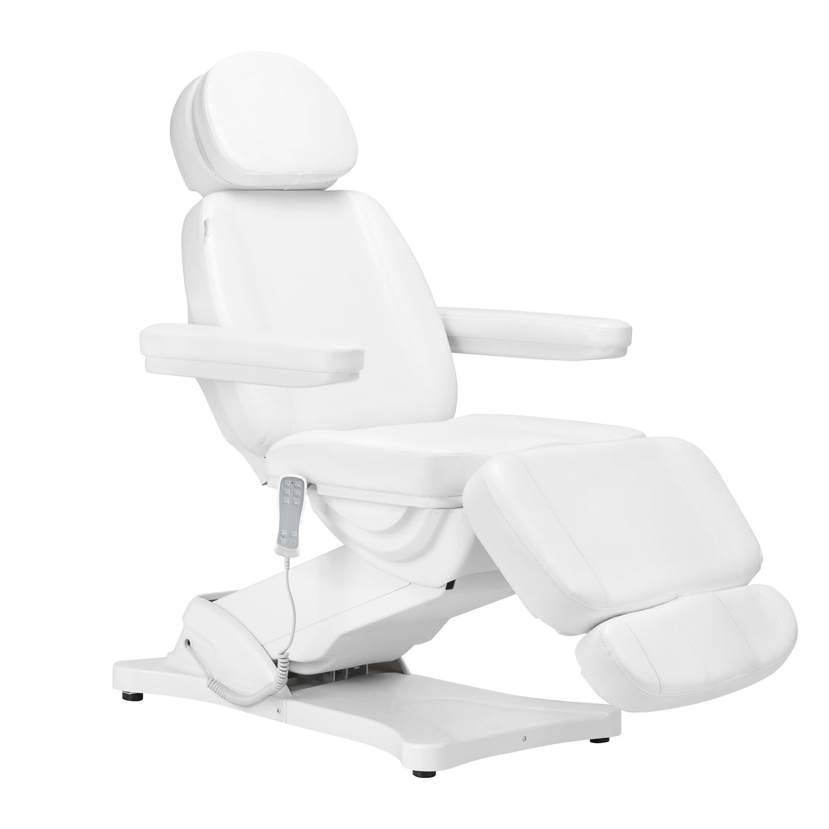 Elektrischer Kosmetikstuhl Classic V2, 3 Antriebe, Heizfunktion, Weiß