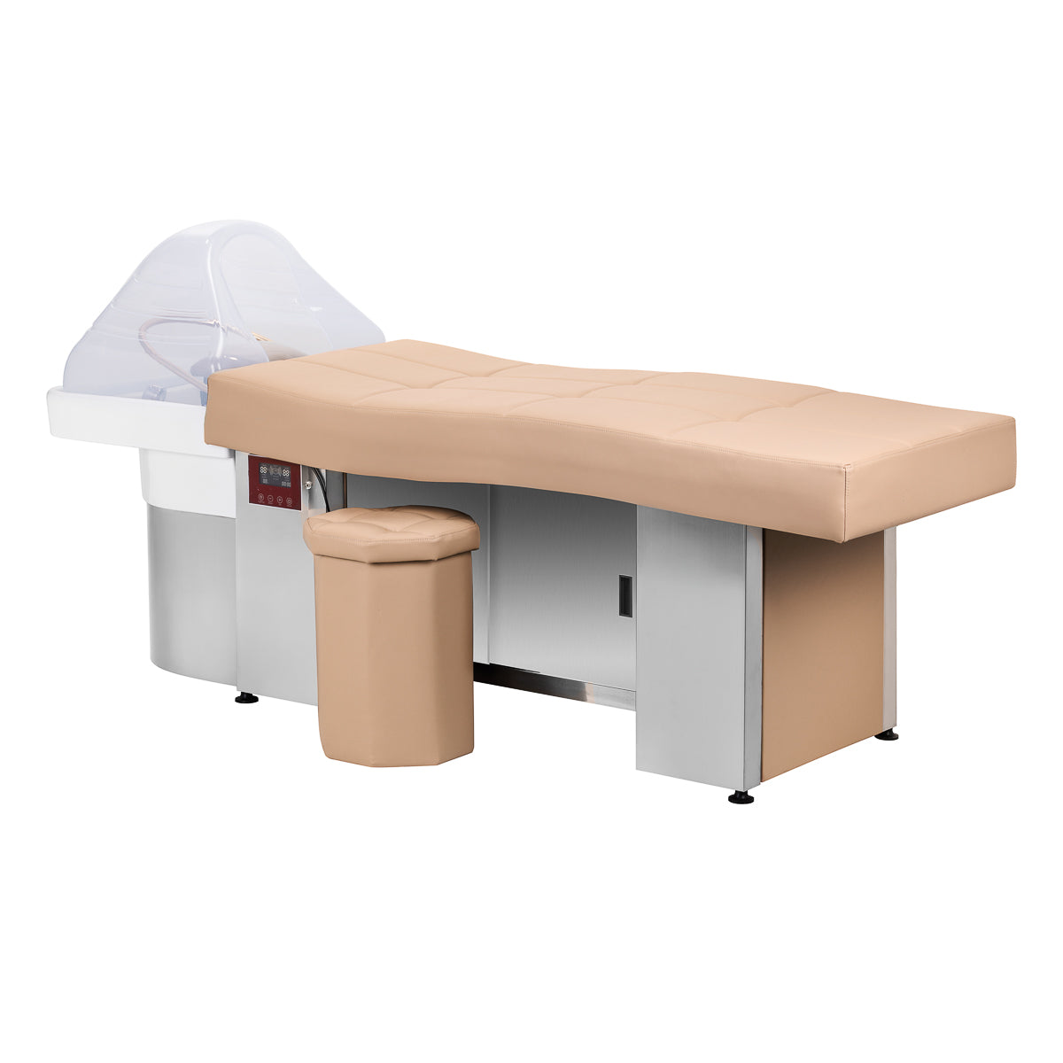 Beige Liege mit integrierter Waschanlage Head Spa 017B