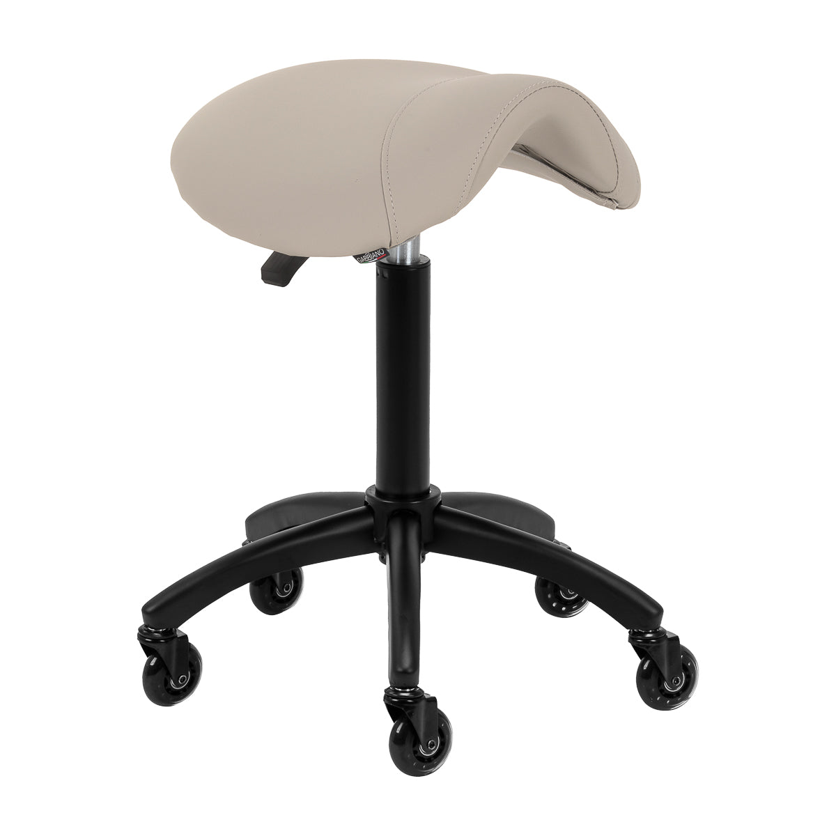 Friseurstuhl D032 Grau-Beige