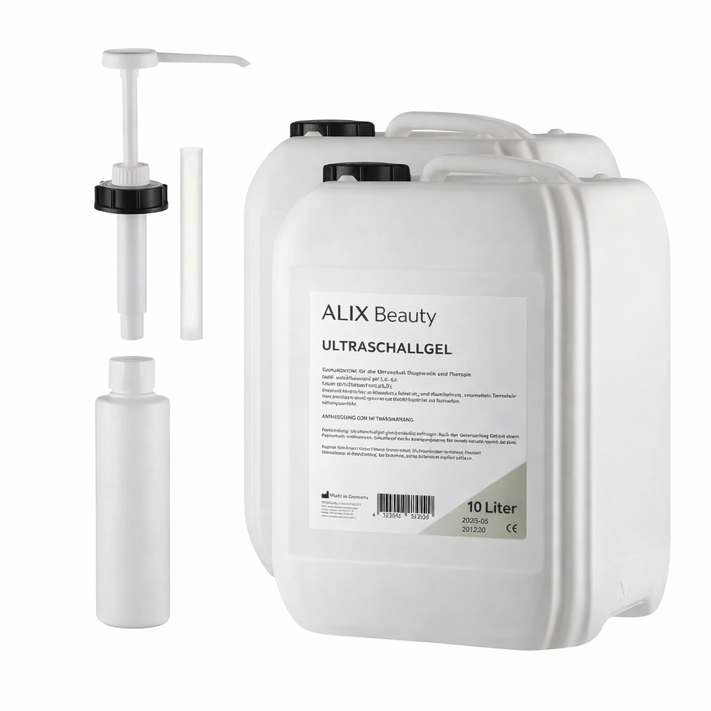 2x 10 Liter Ultraschallgel für Laserbehandlungen + Spender + Behälter